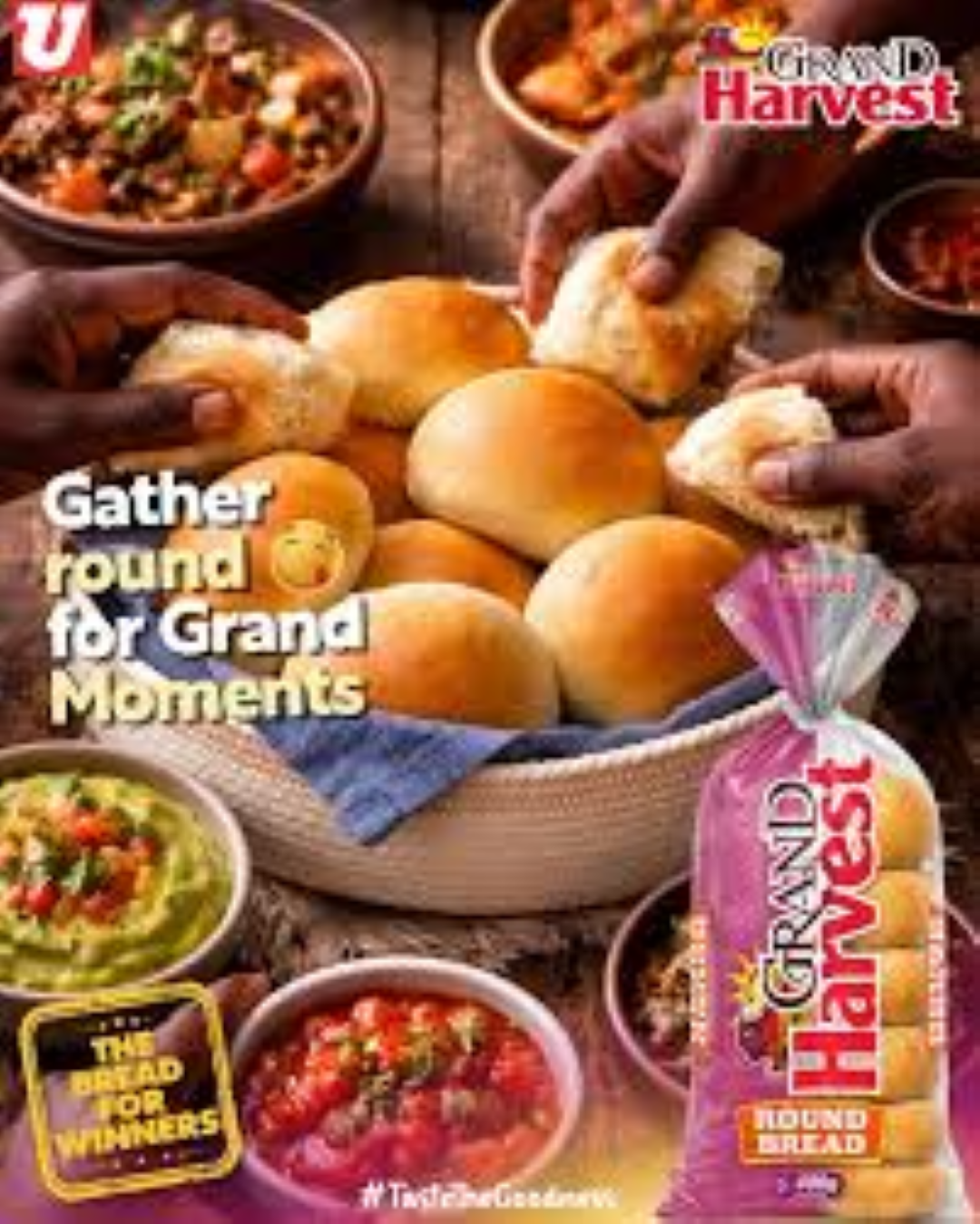 GRAND HARVEST ROUND BREAD 400G